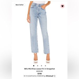 Brand New Tags attached AGOLDE jeans